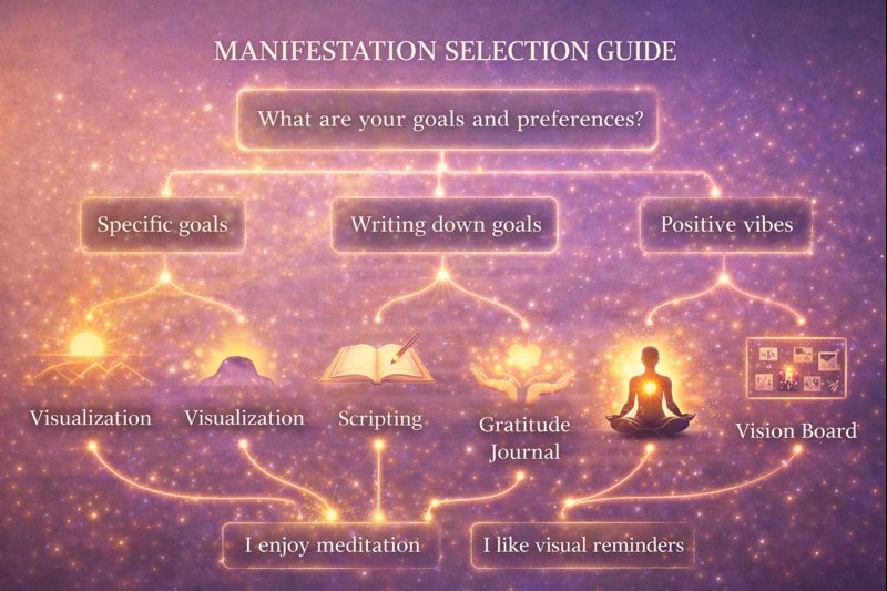 How to choose right manifestation methods decision tree guide